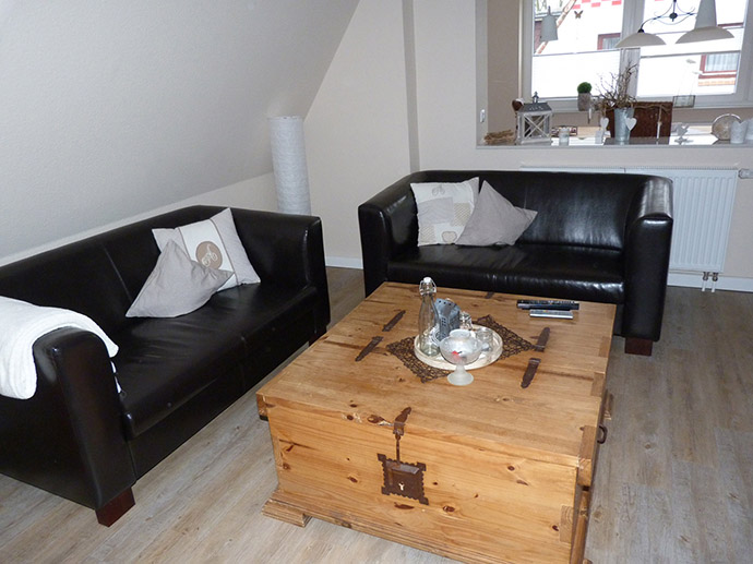 Obergeschoss Wohnzimmer zwei Sofas
